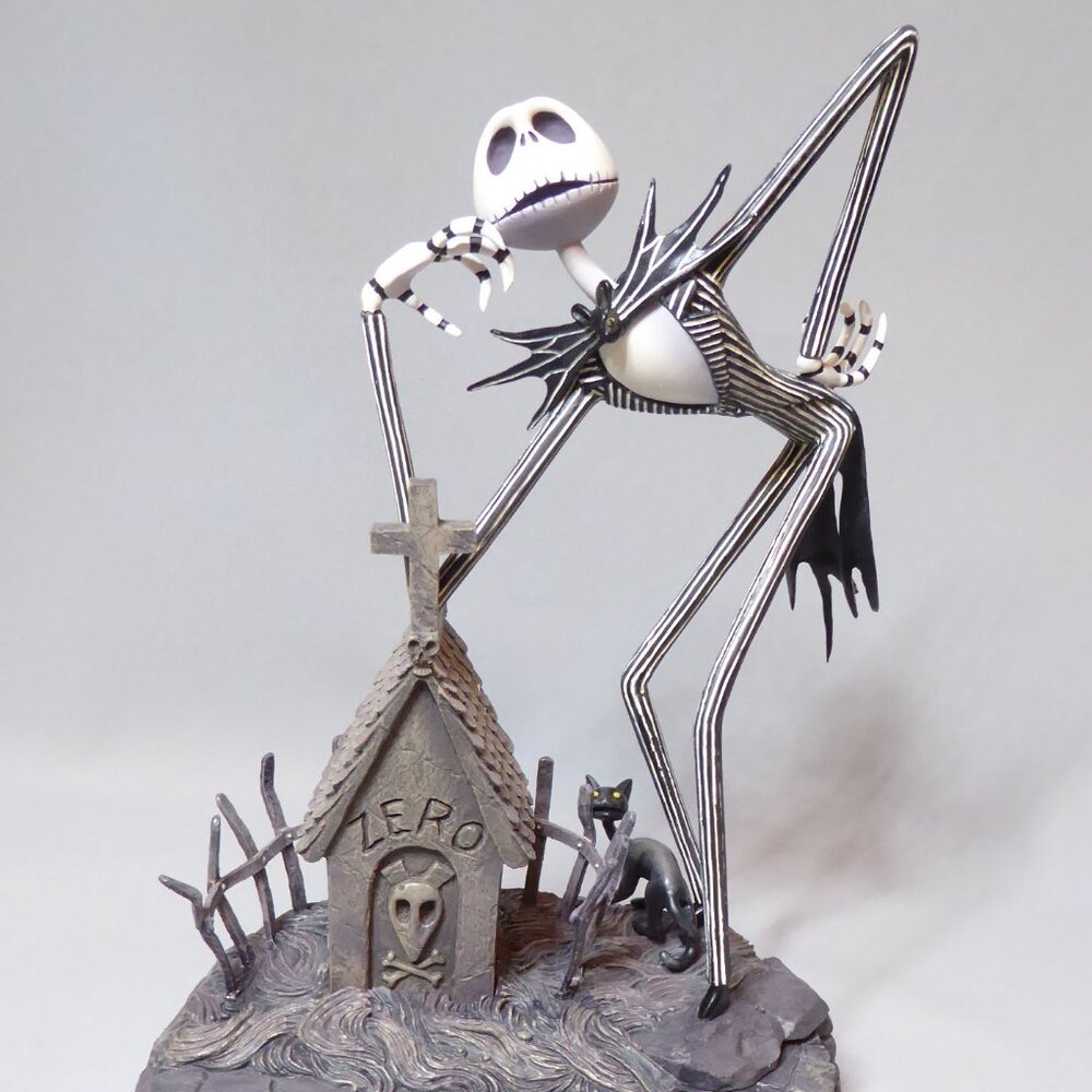 NEW 2001 MARKRITA DISNEY NIGHTMARE BEFORE CHRISTMAS JACK SKELLINGTON FIGURE PIN - Picture 2 of 15